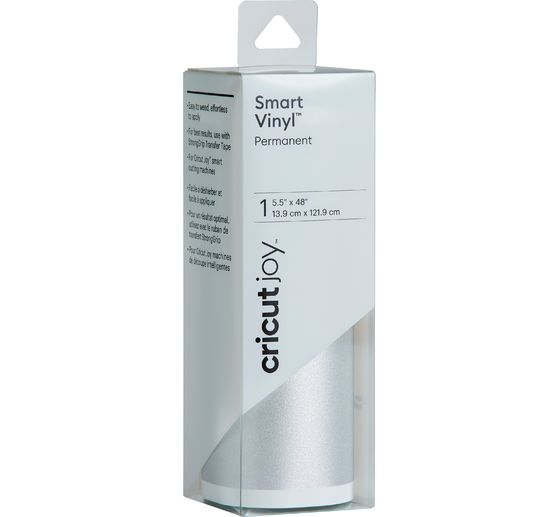 Samoprzylepna folia winylowa Cricut Joy - błyszcząca "Smart Vinyl - Permanent", 13,9 x 121,9 cm