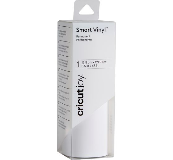 Samoprzylepna folia winylowa Cricut Joy - błyszcząca "Smart Vinyl - Permanent", 13,9 x 121,9 cm