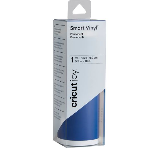 Samoprzylepna folia winylowa Cricut Joy - błyszcząca "Smart Vinyl - Permanent", 13,9 x 121,9 cm