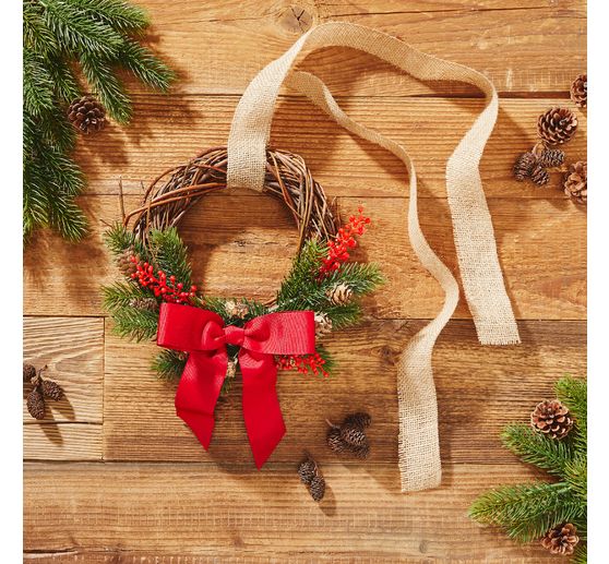 VBS Jute ribbon with wire edge