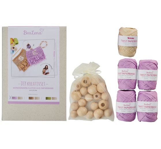 Zestaw kreatywny DIY BeaLena "Kopertówka z papierowej wstążki"