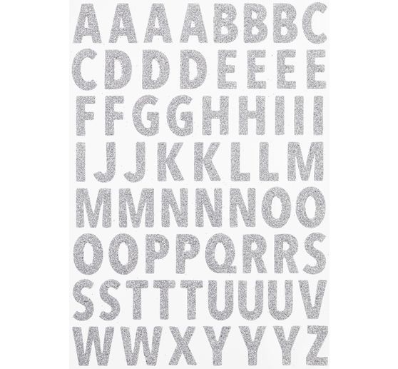 Naklejki brokatowe "Litery"