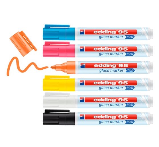 edding 95 Glass Marker Set
