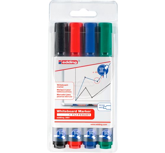 edding 360 whiteboard marker "okrągła końcówka", 1,5-3 mm