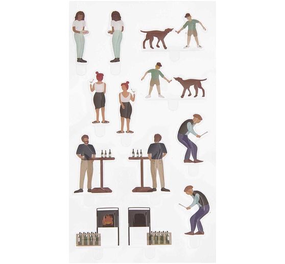 Naklejka żelowa Rico Design "FIGURICO"