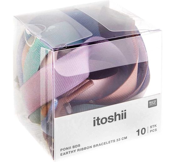 itoshii Rep ribbon bracelets