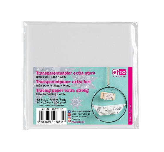 Papier przezroczysty do składania "Extra strong"