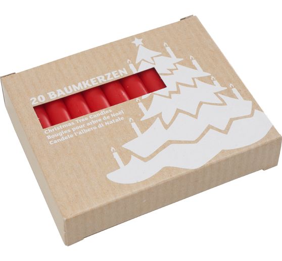 Podstawowe" świece choinkowe