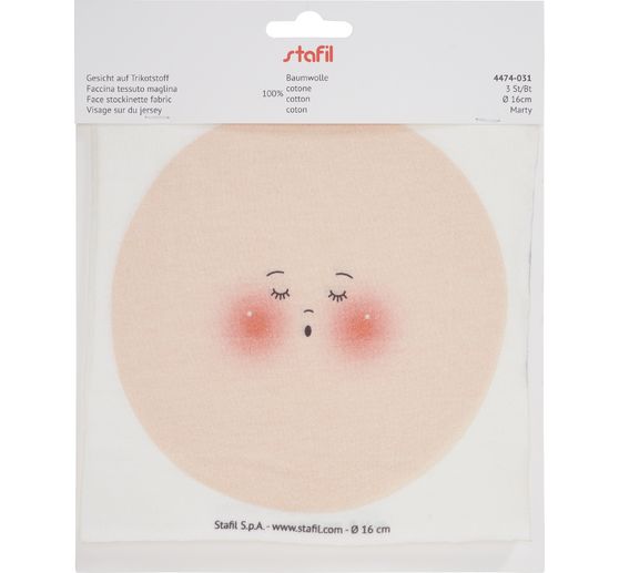 Face stockinette fabric "Marty"