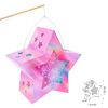 Lanterns craft kit "Twinkle star iridescent" Pink