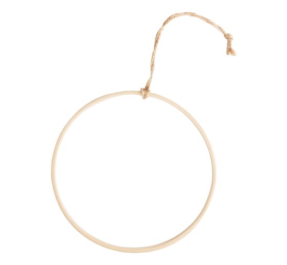 VBS Drewniany pierścień z sizalowym paskiem do zawieszania