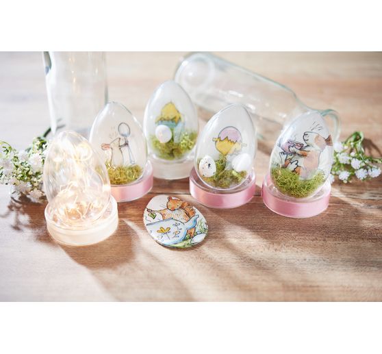 VBS Acrylic egg, 8 cm, 6 pc.