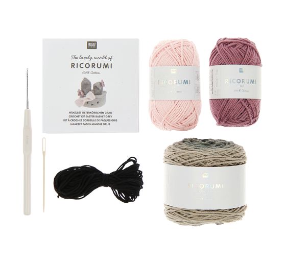 Rico Design Ricorumi crochet kit "Easter egg basket"
