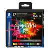 STAEDTLER Pigment brush pen, set of 12