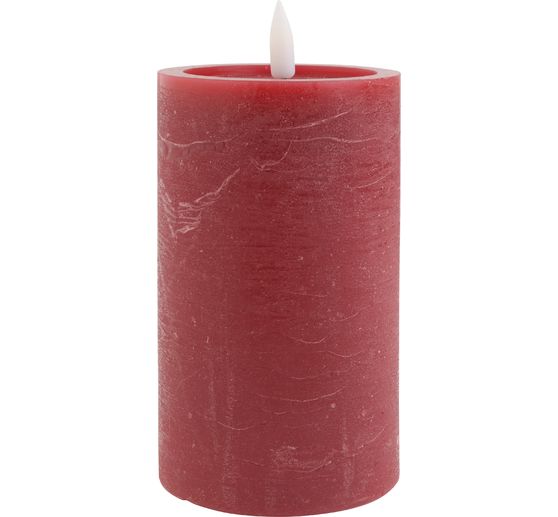 LED real wax candle "12.5 x 7.5 cm", with timer