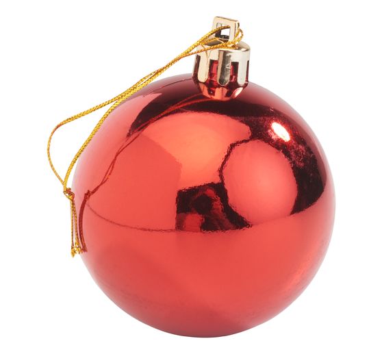 Plastikowe bombki choinkowe, 18 sztuk