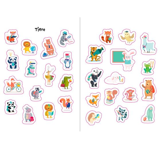 Książka "Das Stickerbuch zum Schulstart"