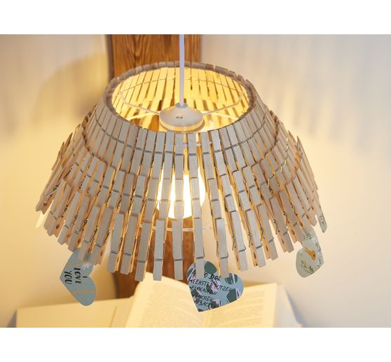 Pierścienie do lamp VBS, białe, Ø 20 cm