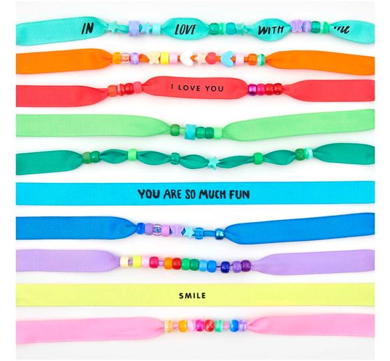 itoshii Rep ribbon bracelets