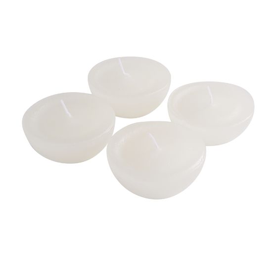 Rustykalne świece pływające "Duże", 4 sztuki