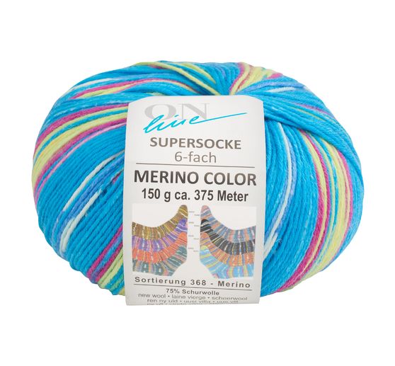 ONline Wool "Super Sock Merino Color, Assortment 368"