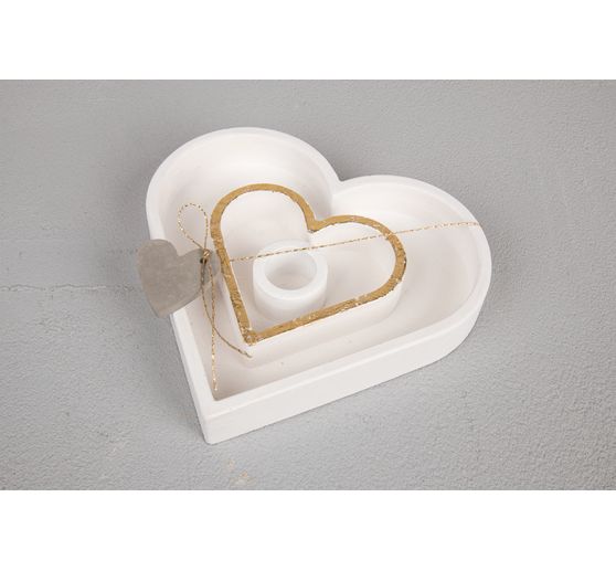 Silicone casting mould "Candle holder" incl. insert
