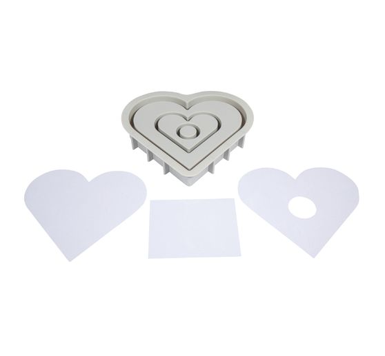 Silicone casting mould "Candle holder" incl. insert