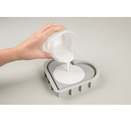 Silicone casting mould "Candle holder" incl. insert