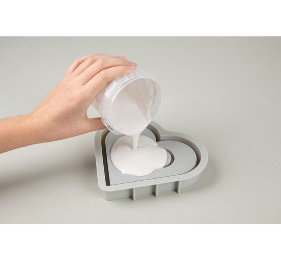 Silicone casting mould "Candle holder" incl. insert