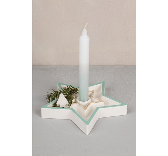 Silicone casting mould "Candle holder" incl. insert