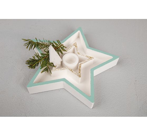 Silicone casting mould "Candle holder" incl. insert