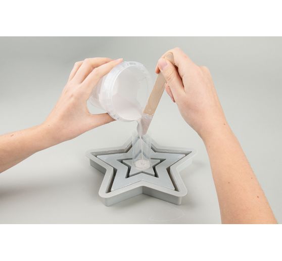 Silicone casting mould "Candle holder" incl. insert