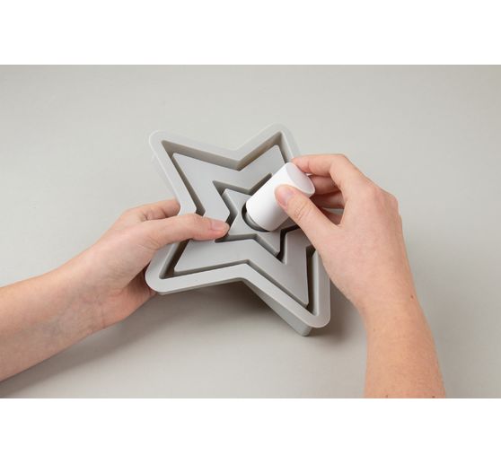 Silicone casting mould "Candle holder" incl. insert