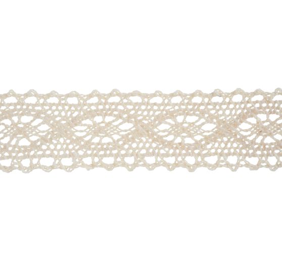 Wstążka koronkowa VBS "Kremowa"