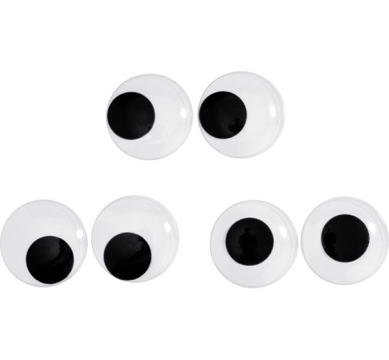 VBS Wobbly eyes "Maxi", 6 pcs.