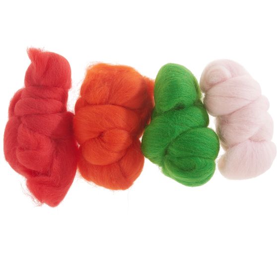 Wełna do filcowania VBS, 4 x 16 g