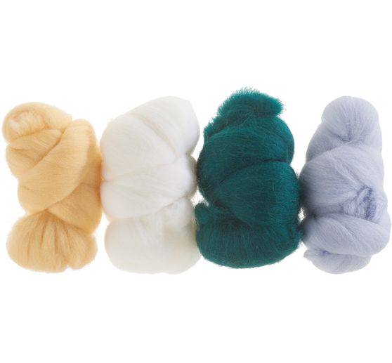 Wełna do filcowania VBS, 4 x 16 g