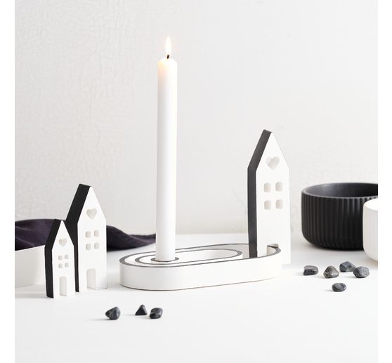 Silicone casting mould "Candle holder" incl. insert