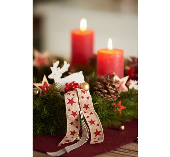 VBS Wood scatter decoration "Star", 20 pieces