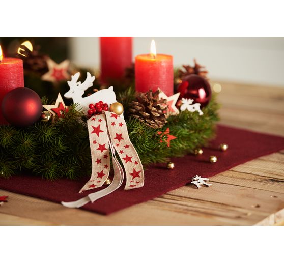 VBS Wood scatter decoration "Star", 20 pieces