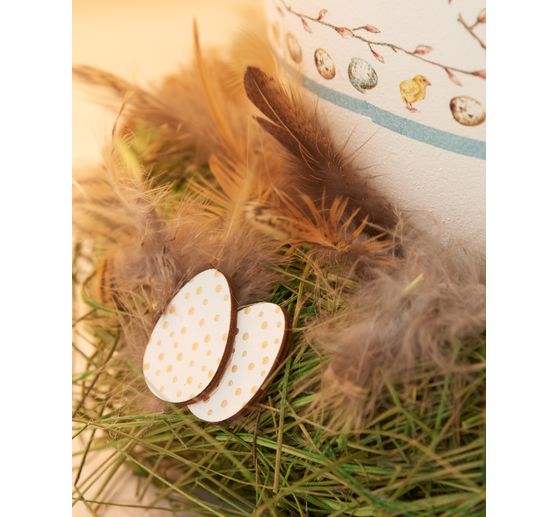 Chickens Feathers, brown, 3 g