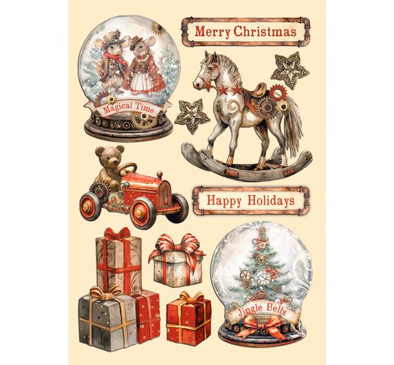 Motywy wycinane laserowo "Przygotuj się na Święta"