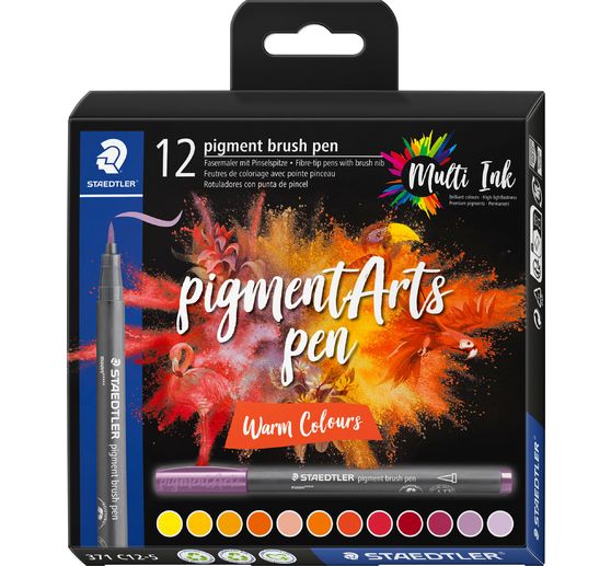 Pisak pigmentowy STAEDTLER, zestaw 12 sztuk