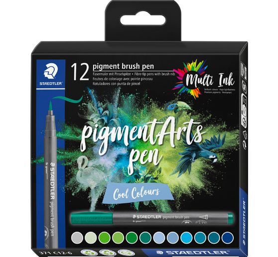 Pisak pigmentowy STAEDTLER, zestaw 12 sztuk