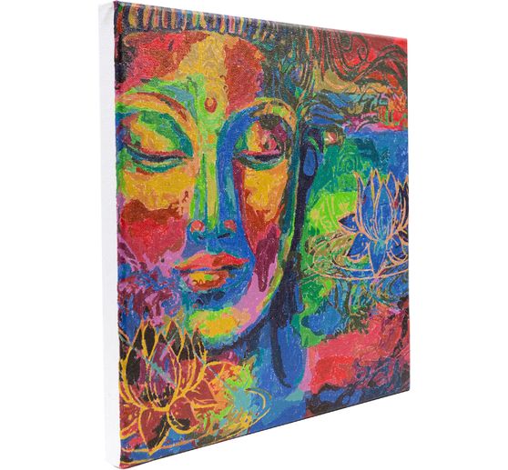 Malowanie po numerach na blejtramie, 30 x 30 cm