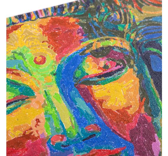 Malowanie po numerach na blejtramie, 30 x 30 cm