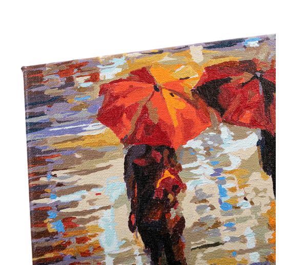 Malowanie po numerach na blejtramie, 30 x 30 cm