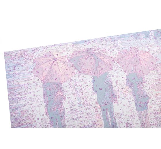 Malowanie po numerach na blejtramie, 30 x 30 cm