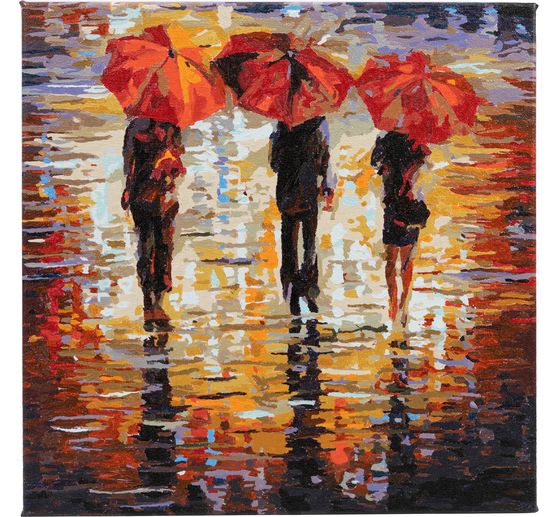 Malowanie po numerach na blejtramie, 30 x 30 cm