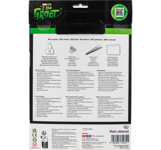 Painting by numbers "XL Buddy", 23 cm